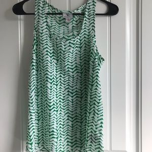 Chiffon sleeveless tank top